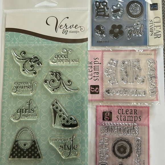 Stamp set Girlfriend Theme - Picture 1 of 7